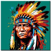 Indians Painting by Numbers